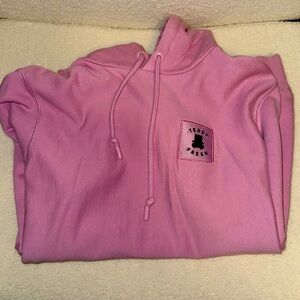 Teddy Fresh Pullover Hoodie Rosey Pink